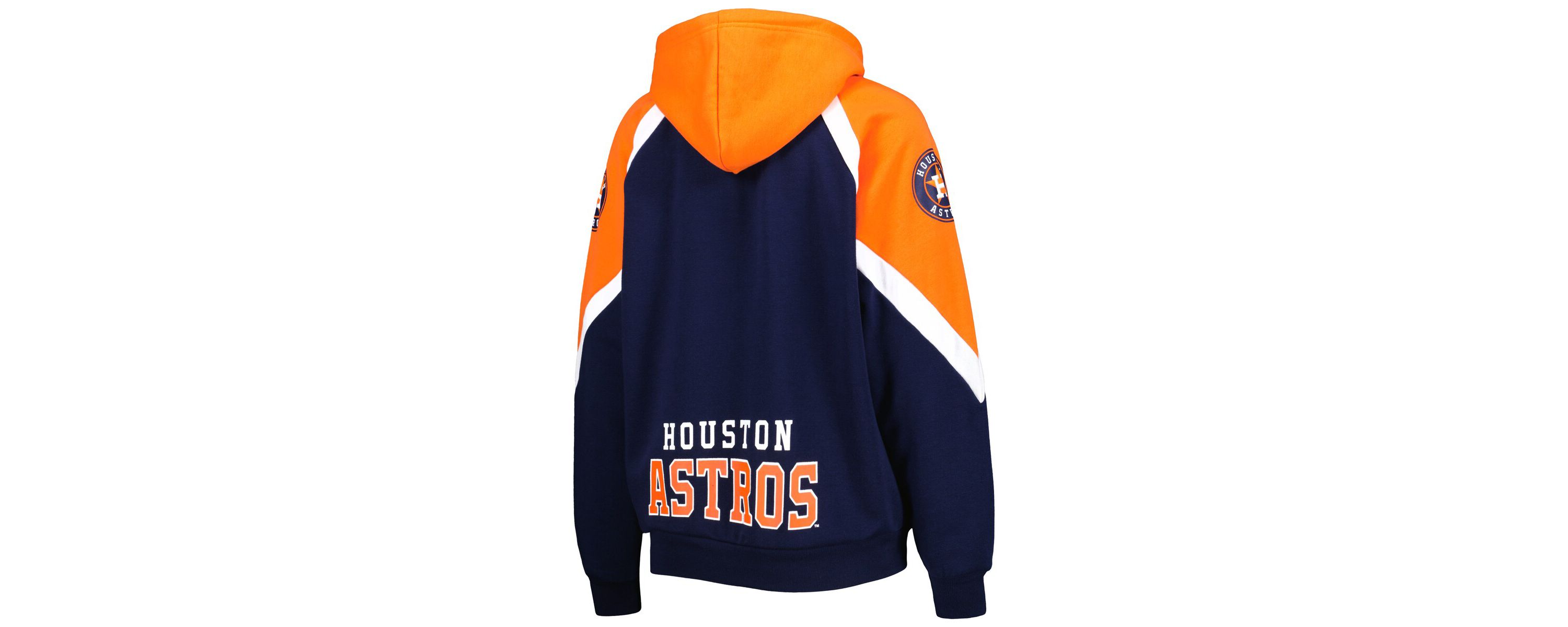 MLB Navy/Orange Houston Astros Hail Mary Full-Zip Hoodie