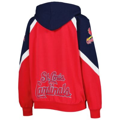 MLB Red/Navy St. Louis Cardinals Hail Mary Full-Zip Hoodie