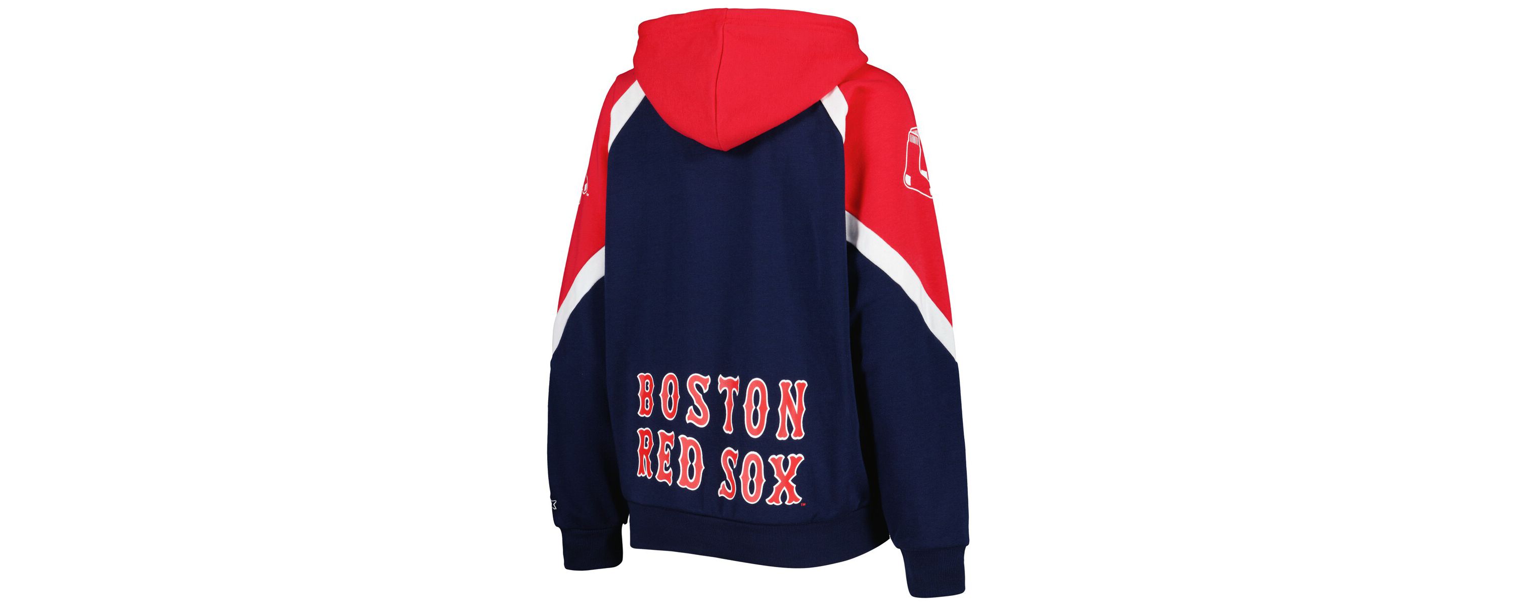 Boston Red Sox MLB Navy/Red Boston Sox Hail Mary Full-Zip Hoodie