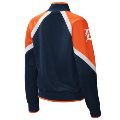 MLB Detroit Tigers Touchdown Raglan Full-Zip Track Jacket