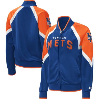 MLB New York Mets Touchdown Raglan Full-Zip Track Jacket
