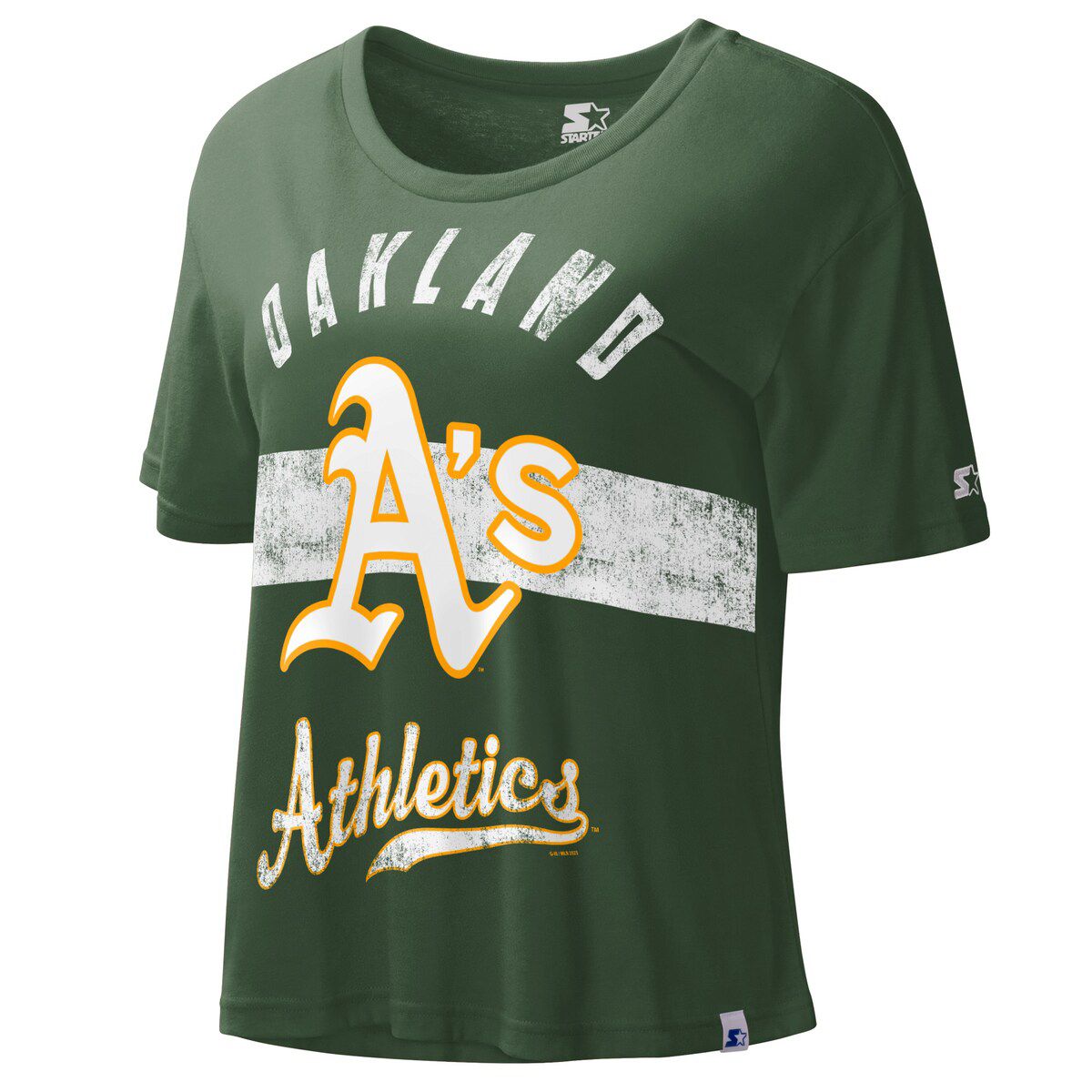 MLB Oakland Athletics Record Setter Crop Top