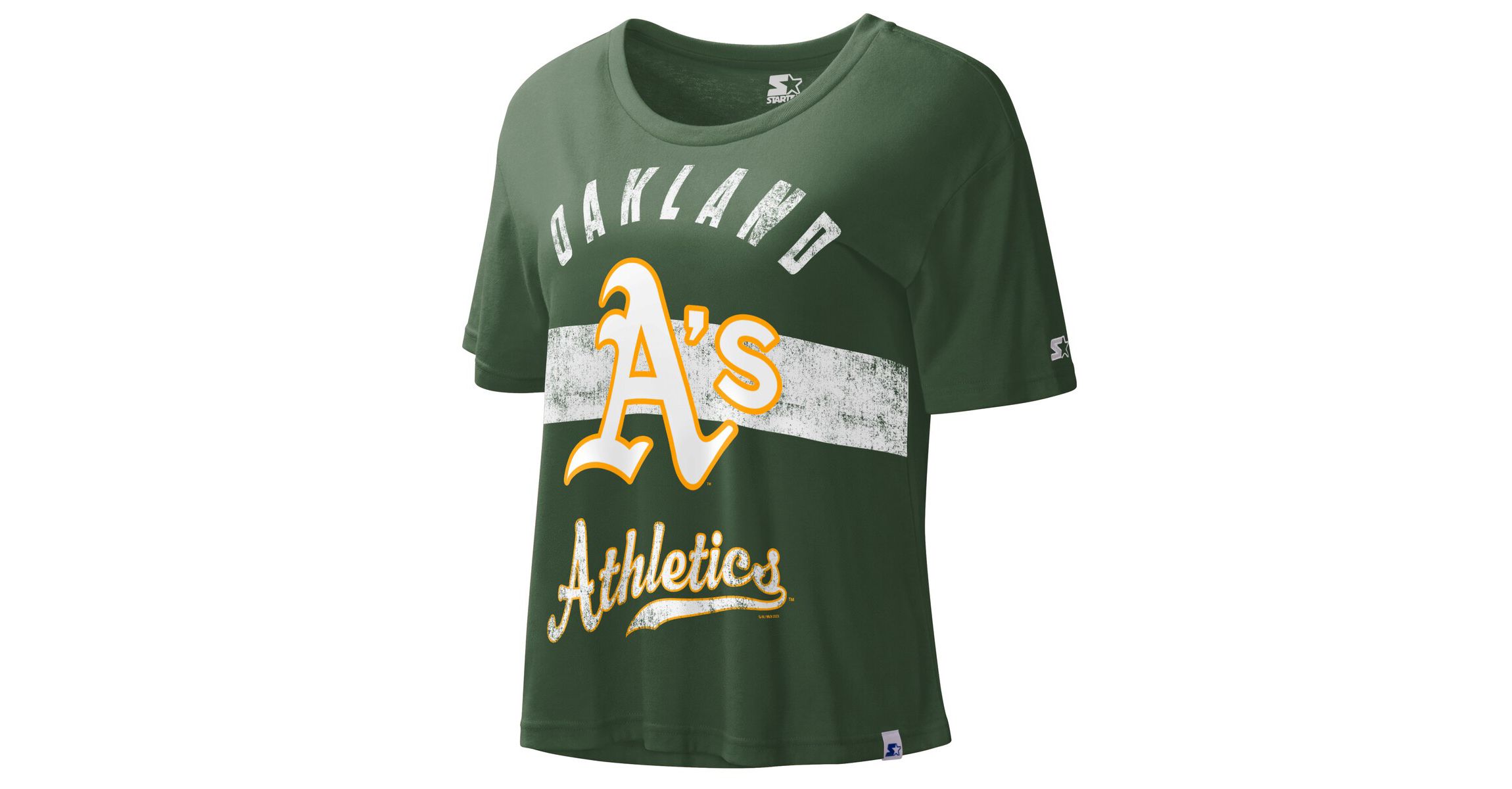MLB Oakland Athletics Record Setter Crop Top