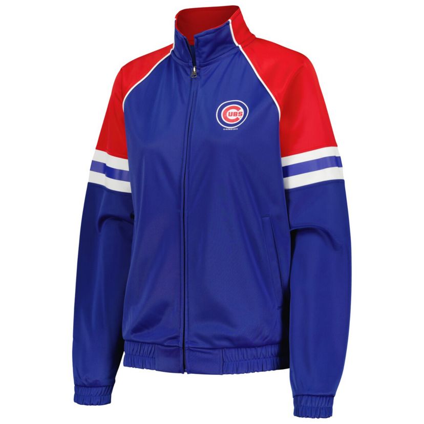 MLB Chicago Cubs First Place Raglan Full-Zip Track Jacket