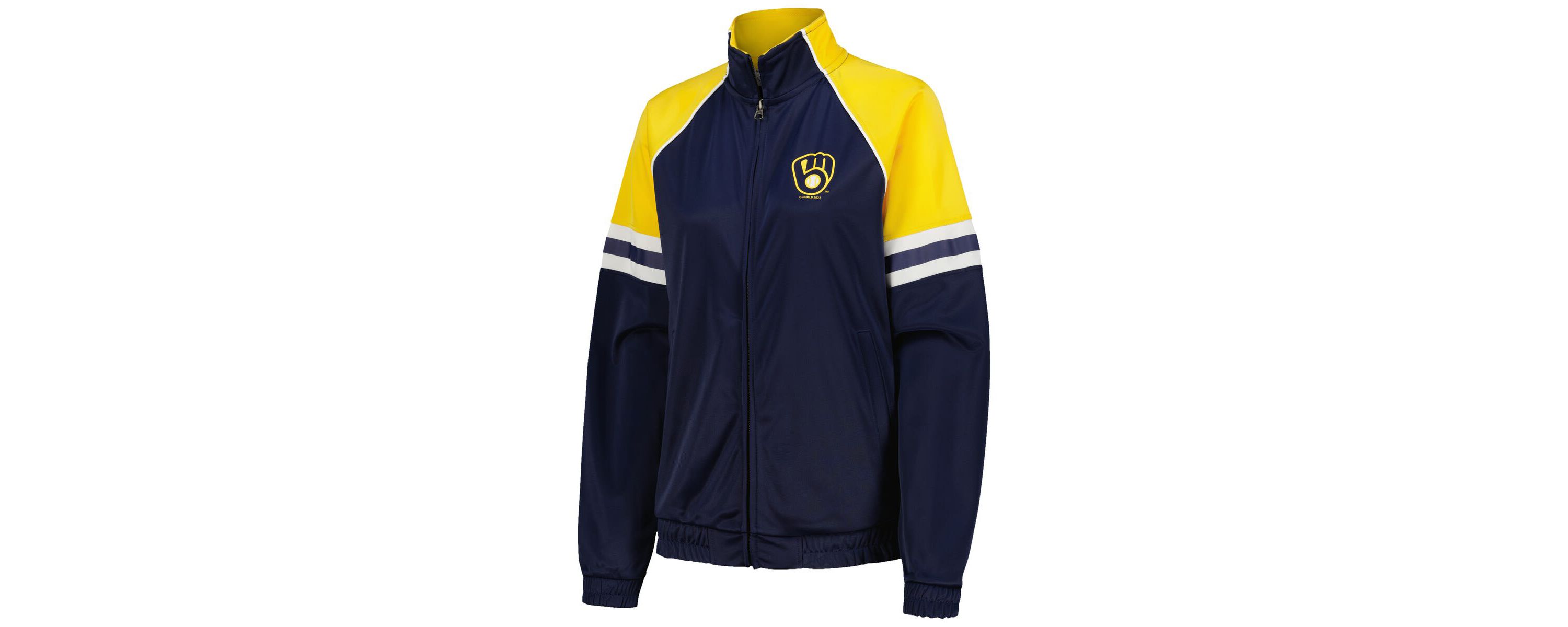 MLB Milwaukee Brewers First Place Raglan Full-Zip Track Jacket