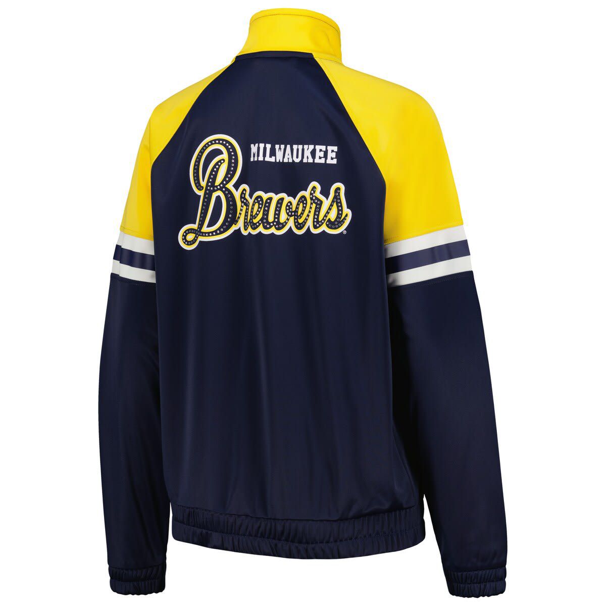 MLB Milwaukee Brewers First Place Raglan Full-Zip Track Jacket