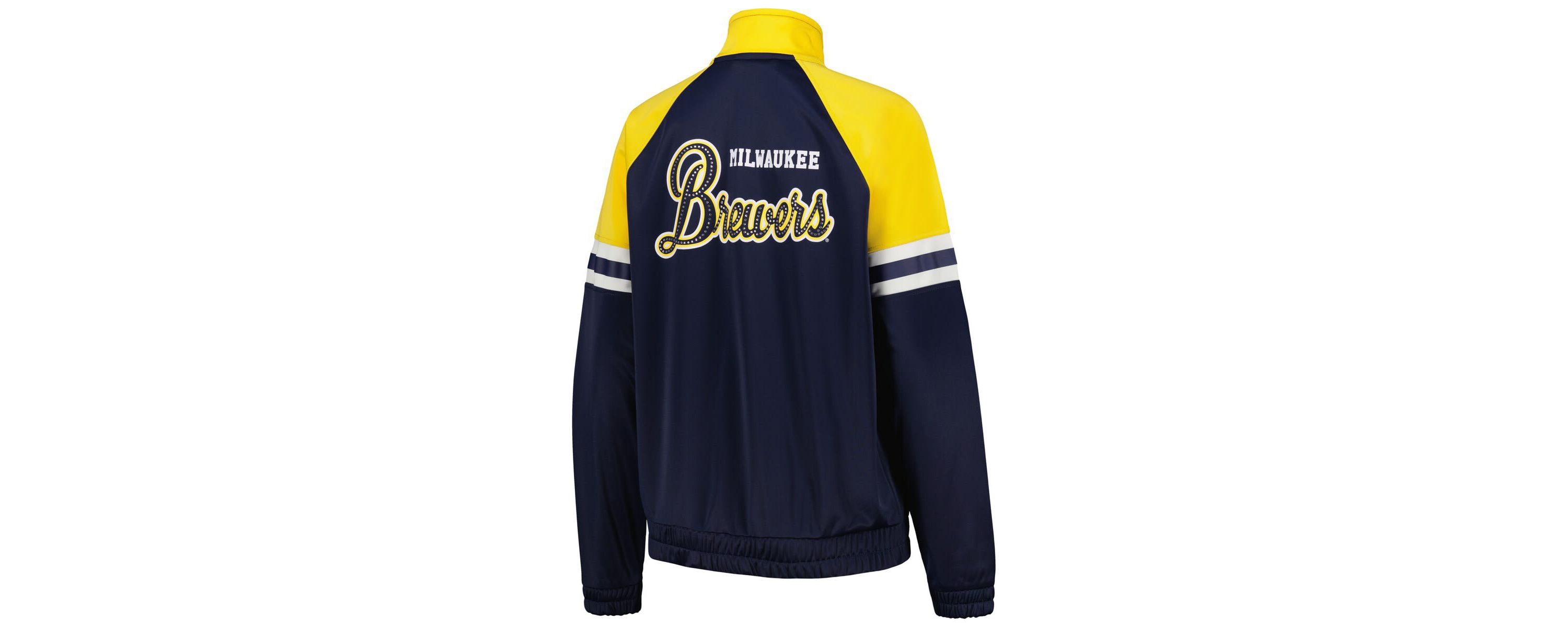 MLB Milwaukee Brewers First Place Raglan Full-Zip Track Jacket