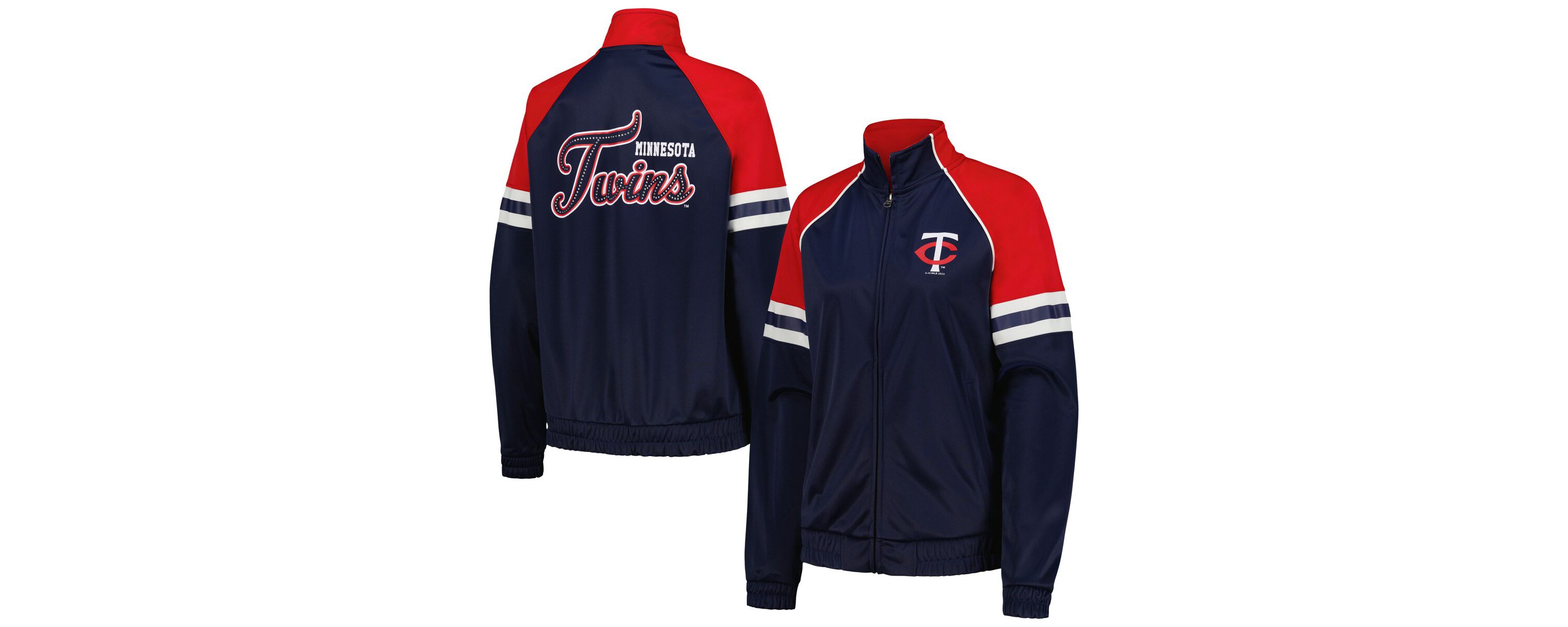 MLB Minnesota Twins First Place Raglan Full-Zip Track Jacket