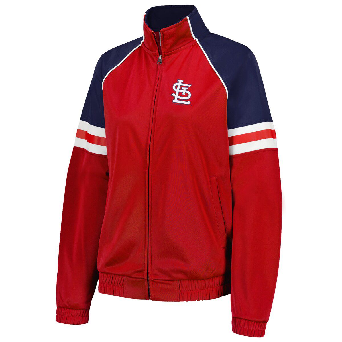 MLB St. Louis Cardinals First Place Raglan Full-Zip Track Jacket
