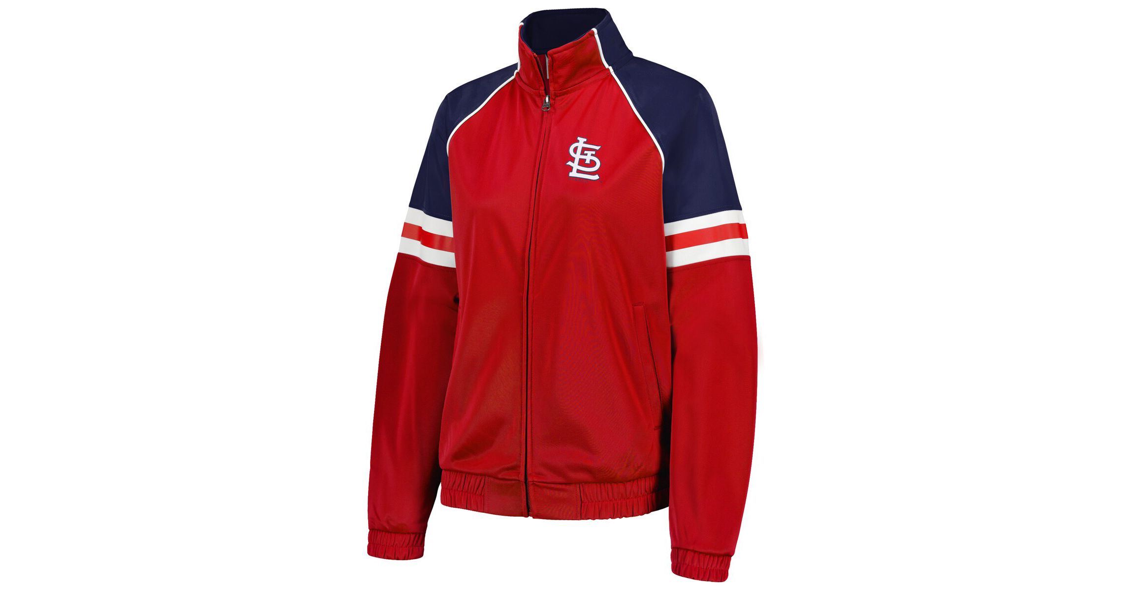 MLB St. Louis Cardinals First Place Raglan Full-Zip Track Jacket