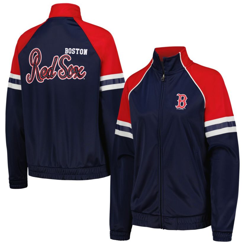 Boston Red Sox MLB Boston Sox First Place Raglan Full-Zip Track Jacket