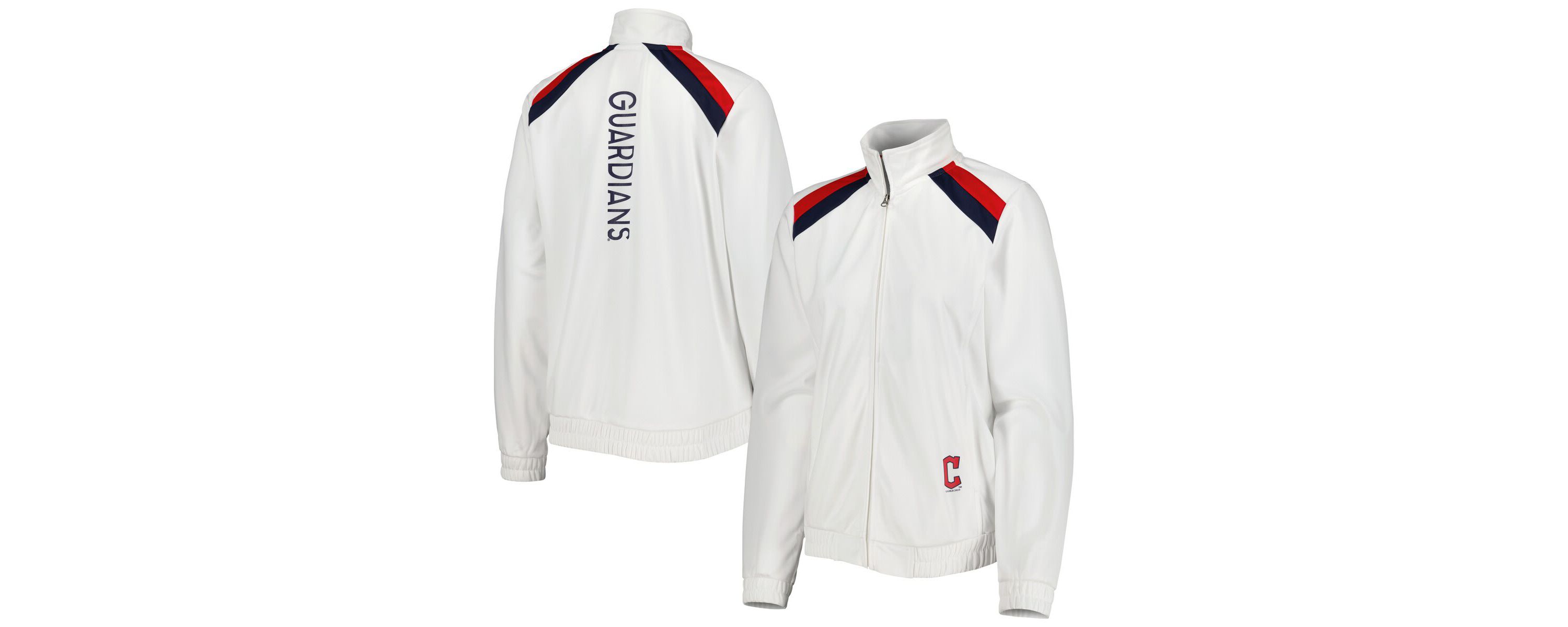 MLB Cleveland Guardians Flag Full-Zip Track Jacket