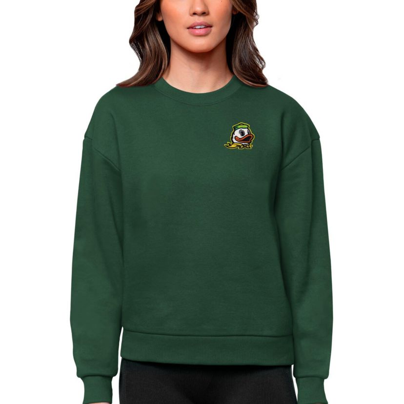 NCAA Oregon Ducks Logo Victory Crewneck Pullover Sweatshirt