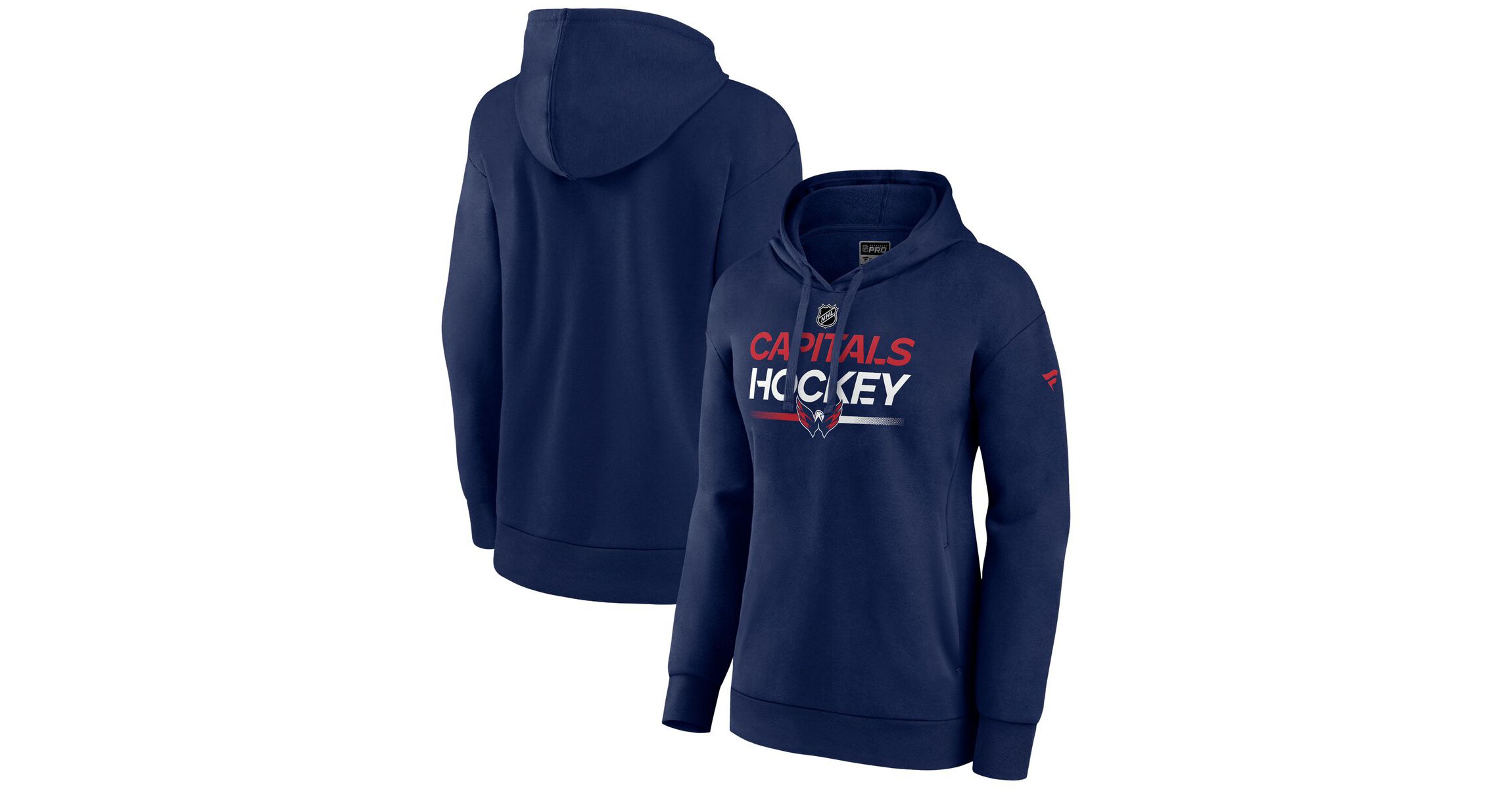 NHL Fanatics Washington Capitals Authentic Pro Pullover Hoodie