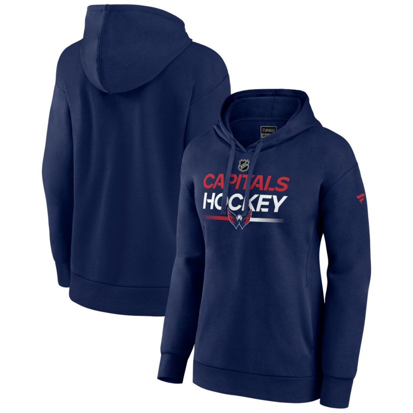 NHL Fanatics Washington Capitals Authentic Pro Pullover Hoodie