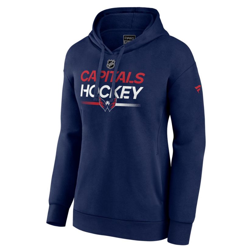 NHL Fanatics Washington Capitals Authentic Pro Pullover Hoodie