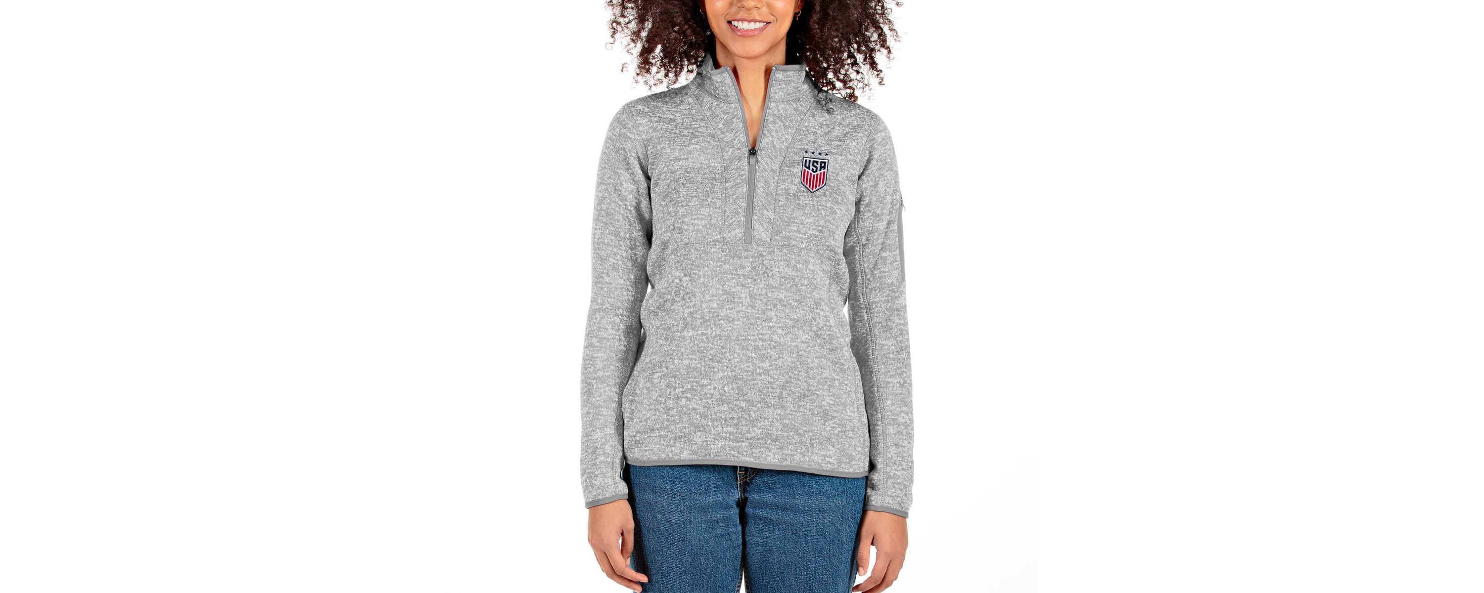 Olympics USWNT Fortune Half-Zip Pullover Jacket