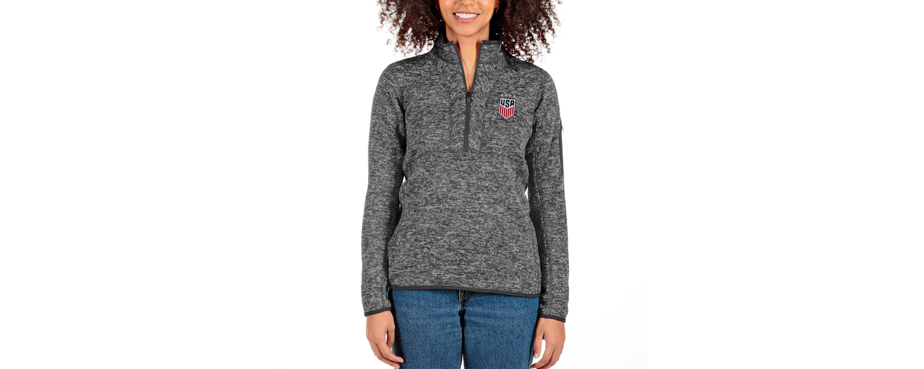 Olympics USWNT Fortune Half-Zip Pullover Jacket