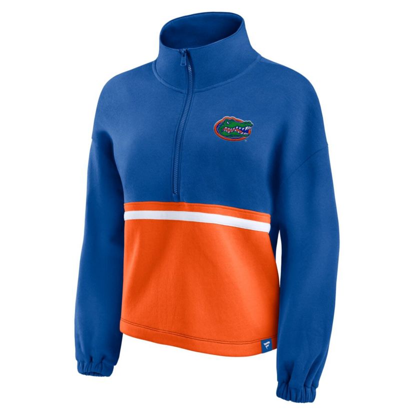 NCAA Fanatics Florida Gators Fleece Half-Zip Jacket