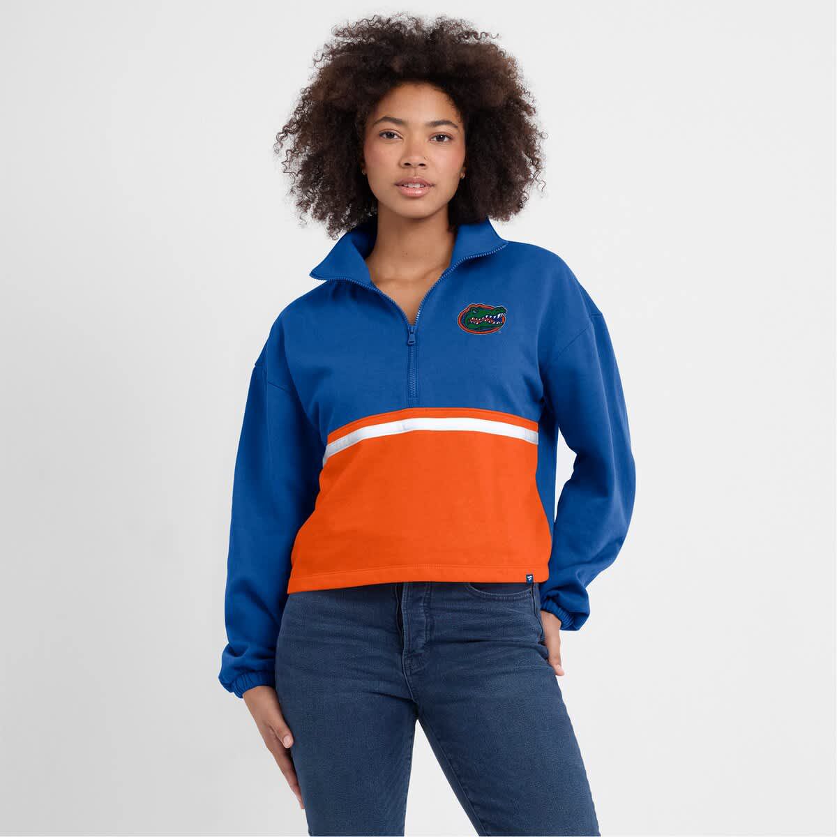 NCAA Fanatics Florida Gators Fleece Half-Zip Jacket