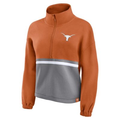 NCAA Fanatics Texas Texas Longhorns Fleece Half-Zip Jacket