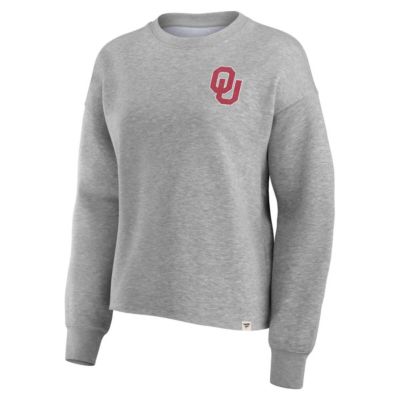 NCAA Fanatics Oklahoma Sooners Ready Play Crew Pullover Sweatshirt