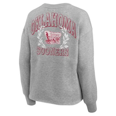 NCAA Fanatics Oklahoma Sooners Ready Play Crew Pullover Sweatshirt