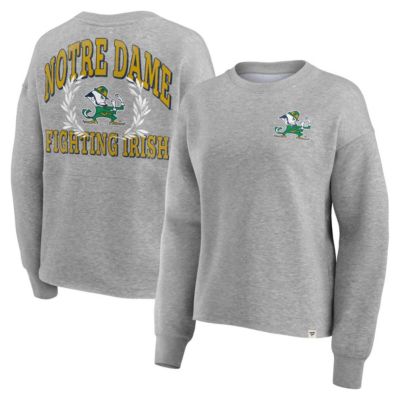 NCAA Fanatics Notre Dame Fighting Irish Ready Play Crew Pullover Sweatshirt