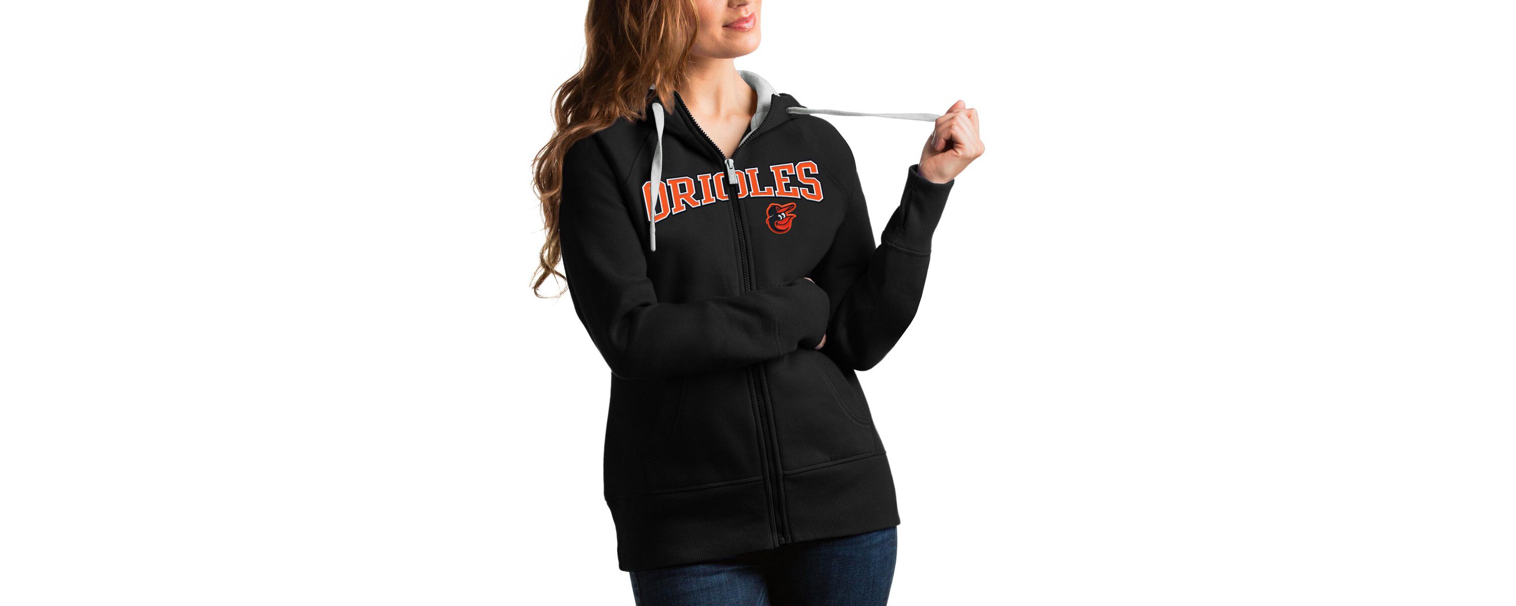 MLB Baltimore Orioles Team Logo Victory Full-Zip Hoodie