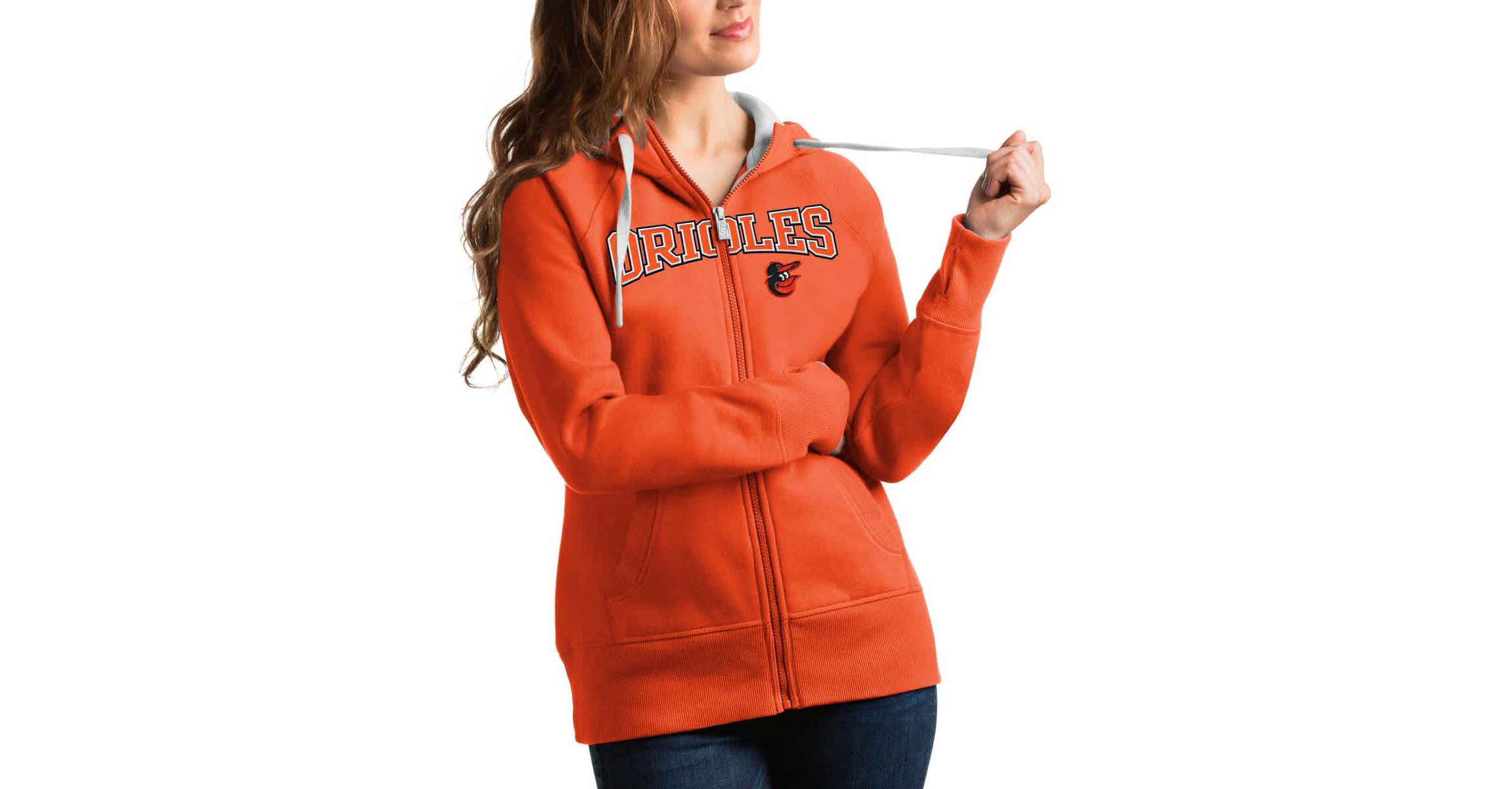 MLB Baltimore Orioles Team Logo Victory Full-Zip Hoodie