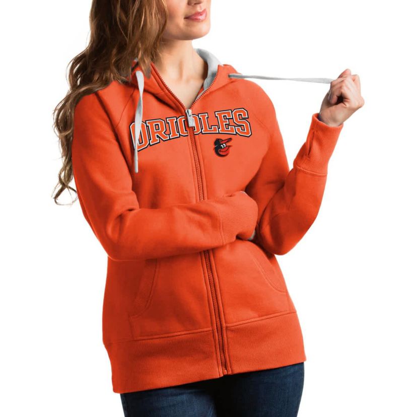 MLB Baltimore Orioles Team Logo Victory Full-Zip Hoodie