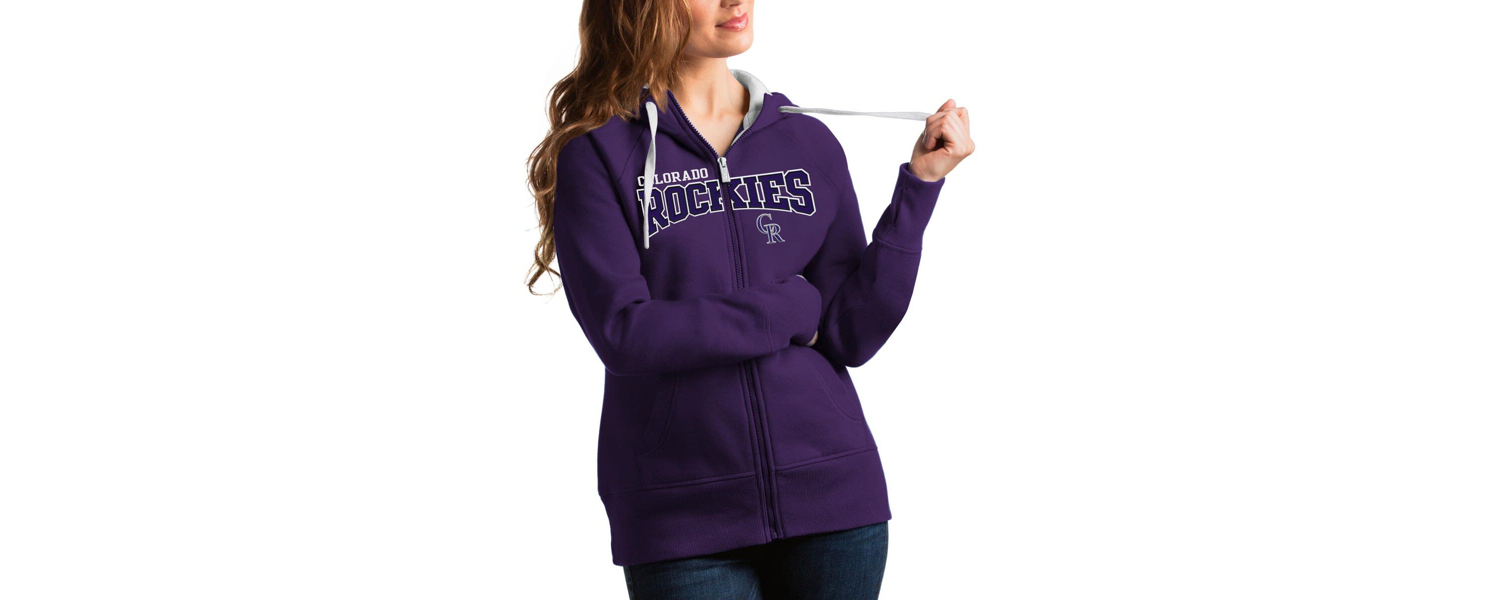 MLB Colorado Rockies Team Logo Victory Full-Zip Hoodie