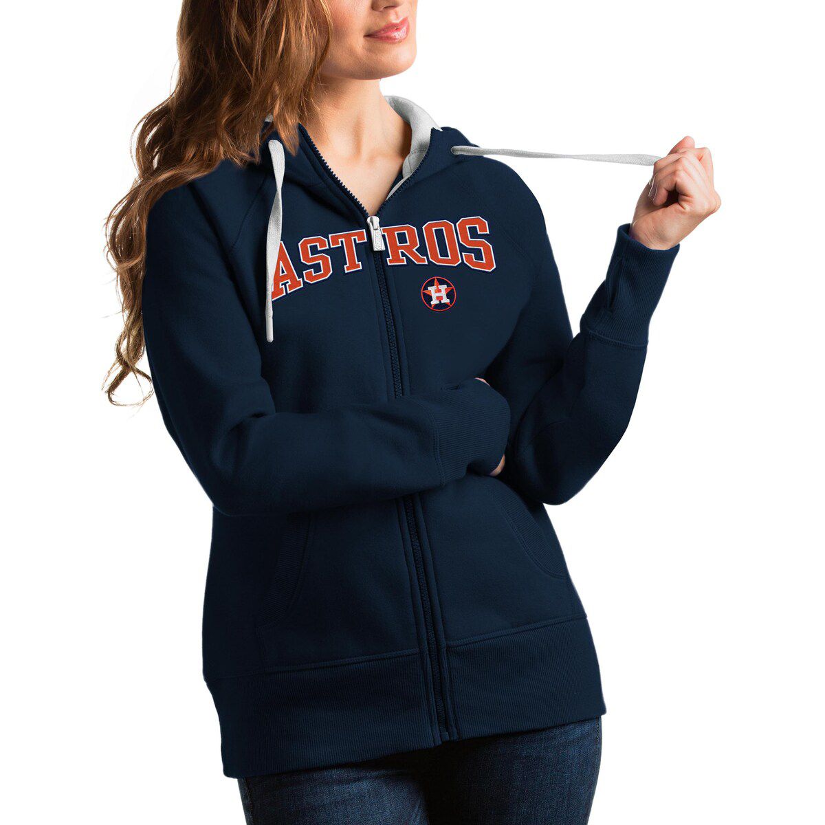 MLB Houston Astros Team Logo Victory Full-Zip Hoodie