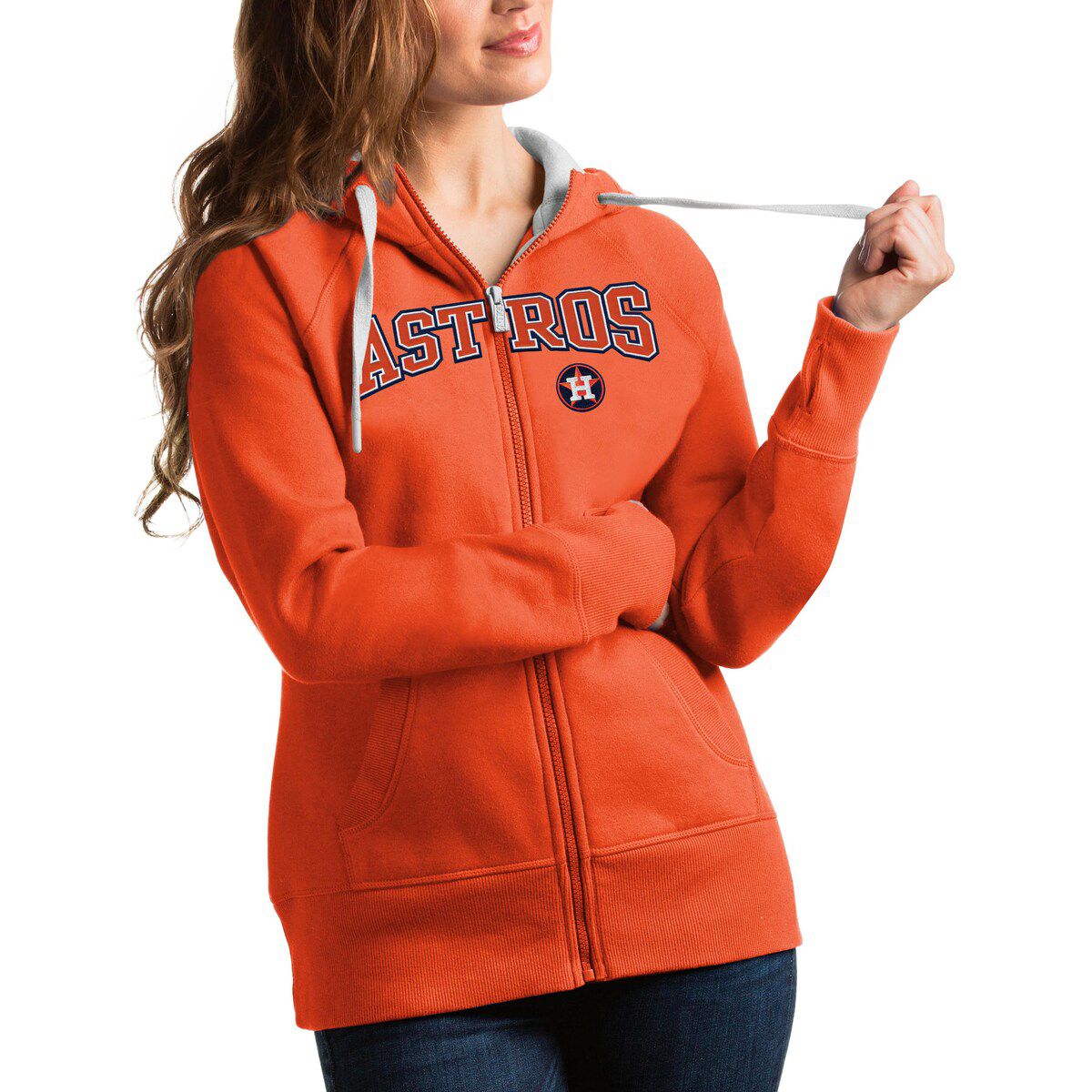 MLB Houston Astros Team Logo Victory Full-Zip Hoodie
