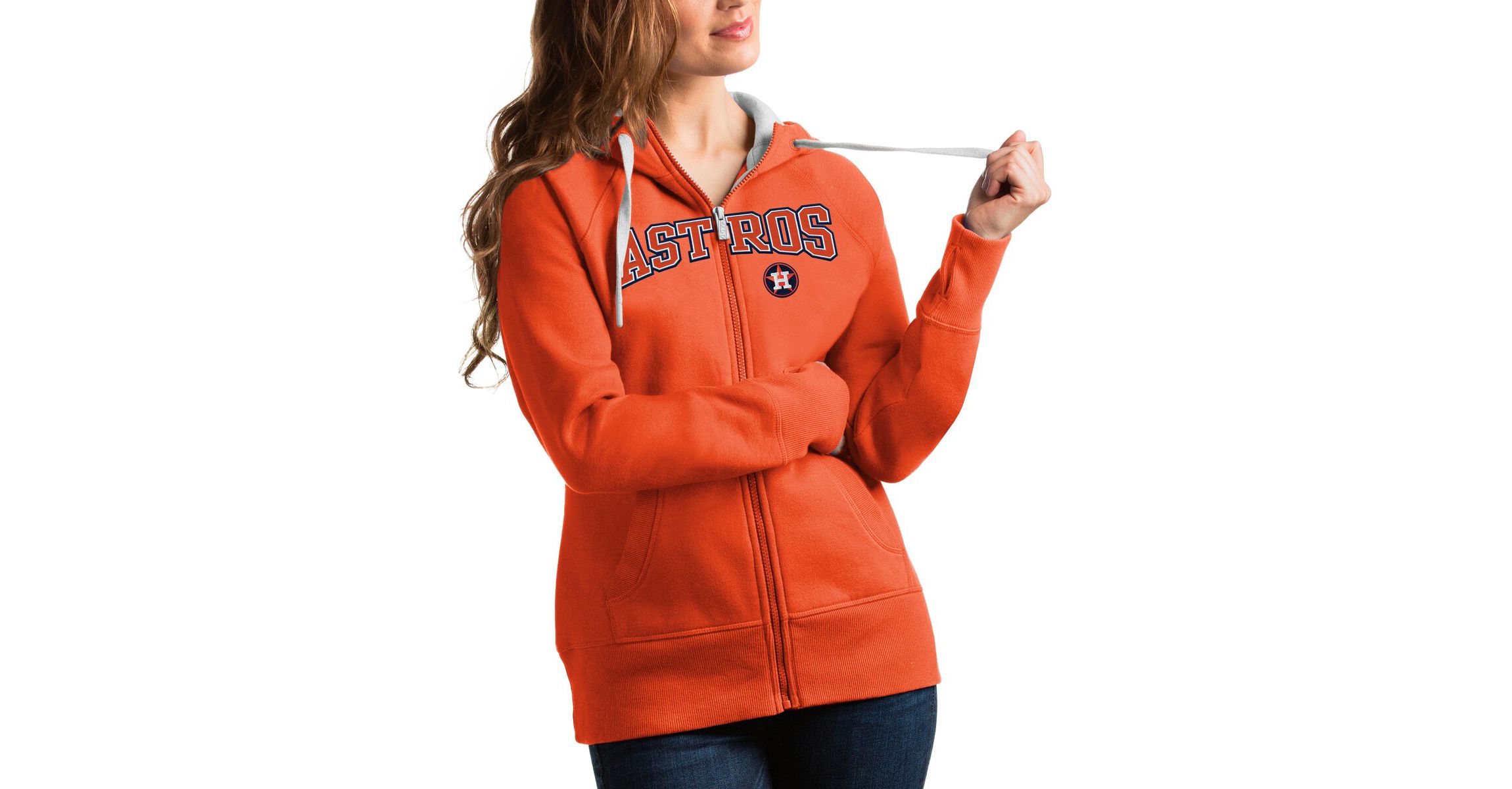MLB Houston Astros Team Logo Victory Full-Zip Hoodie