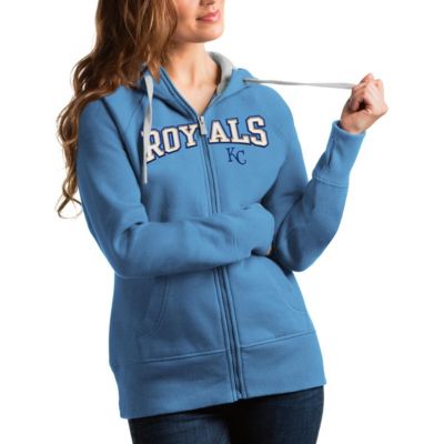 MLB Light Kansas City Royals Team Logo Victory Full-Zip Hoodie