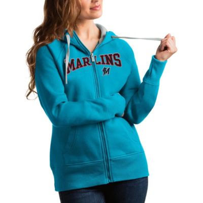 MLB Miami Marlins Team Logo Victory Full-Zip Hoodie