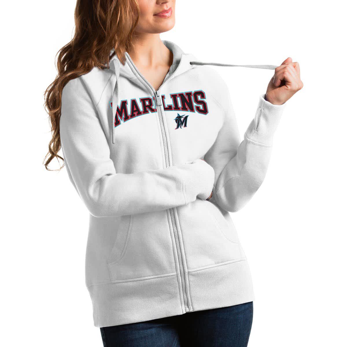 MLB Miami Marlins Team Logo Victory Full-Zip Hoodie