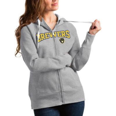 MLB Milwaukee Brewers Team Logo Victory Full-Zip Hoodie