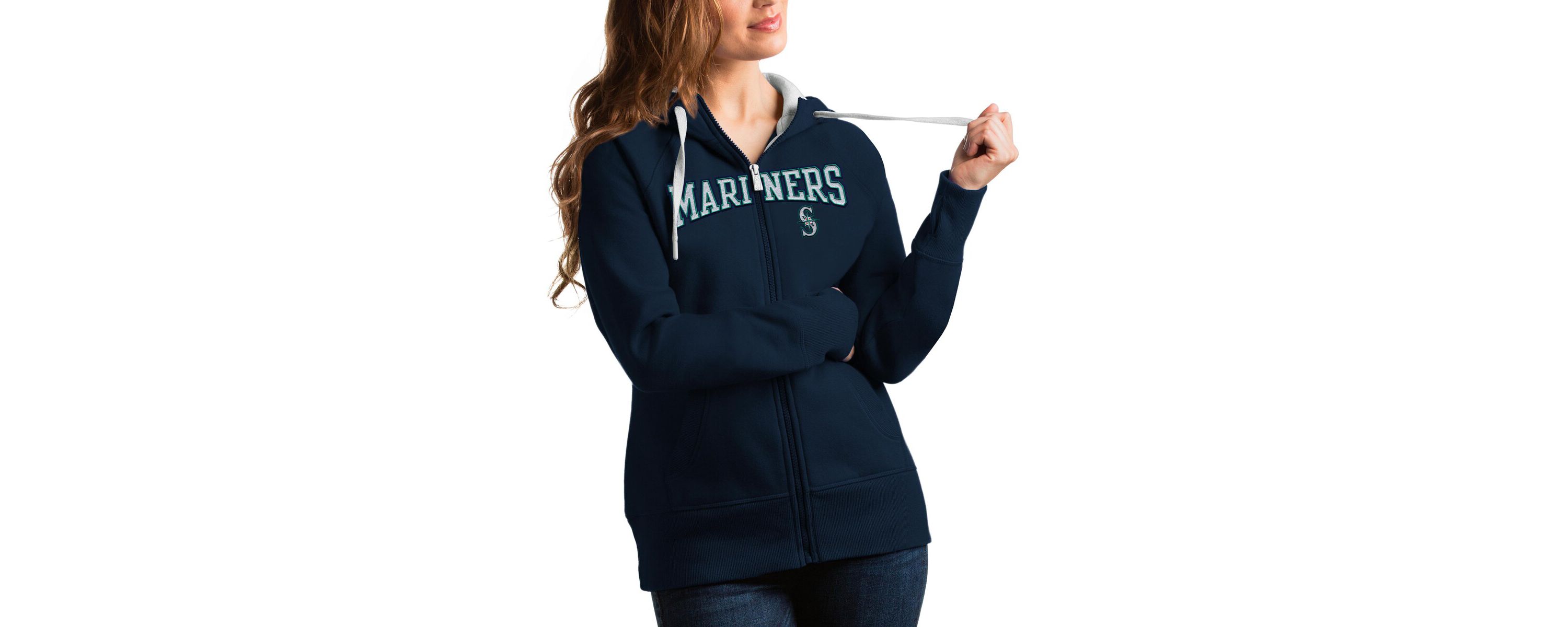 MLB Seattle Mariners Team Logo Victory Full-Zip Hoodie