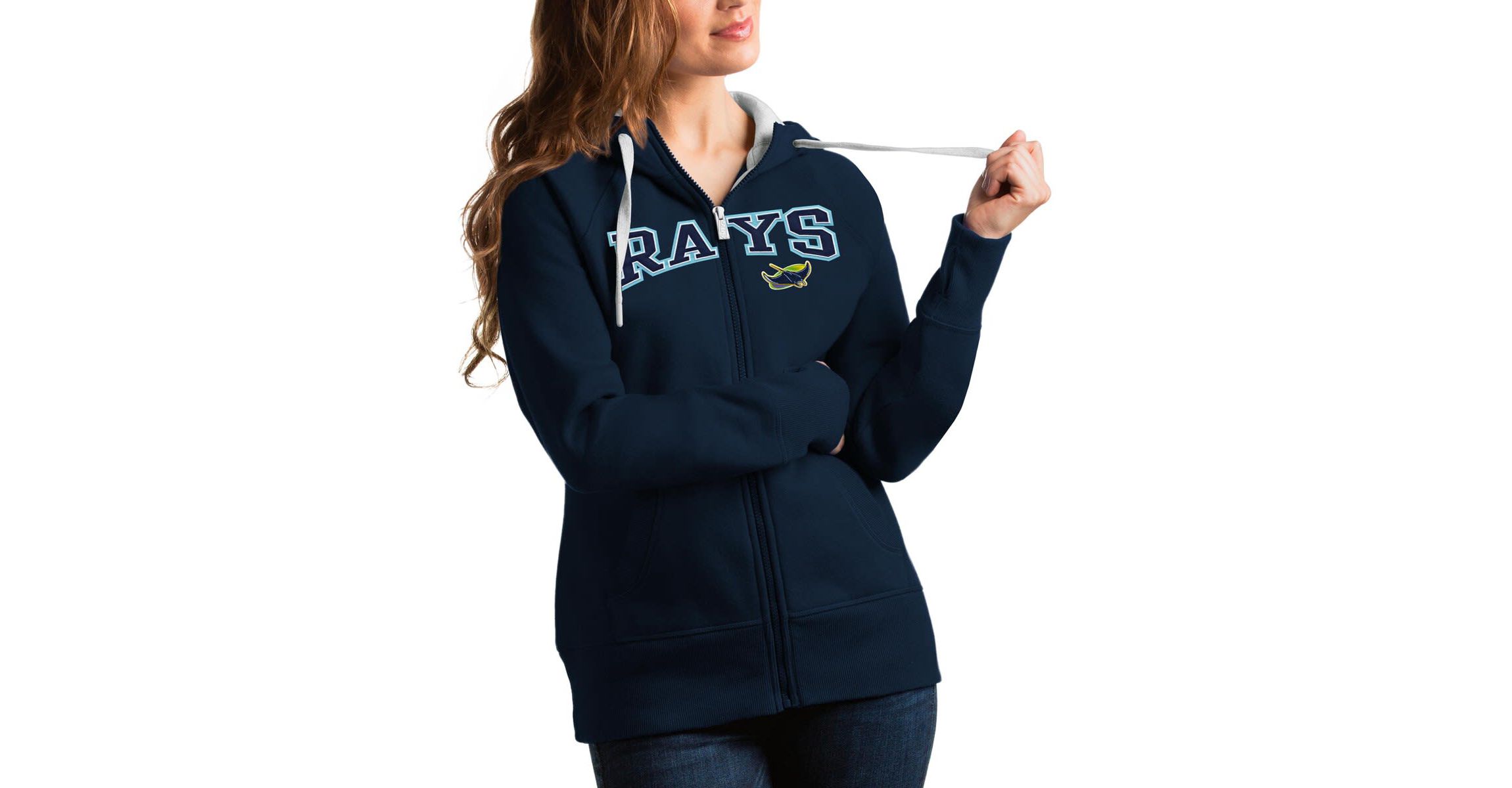 MLB Tampa Bay Rays Team Logo Victory Full-Zip Hoodie