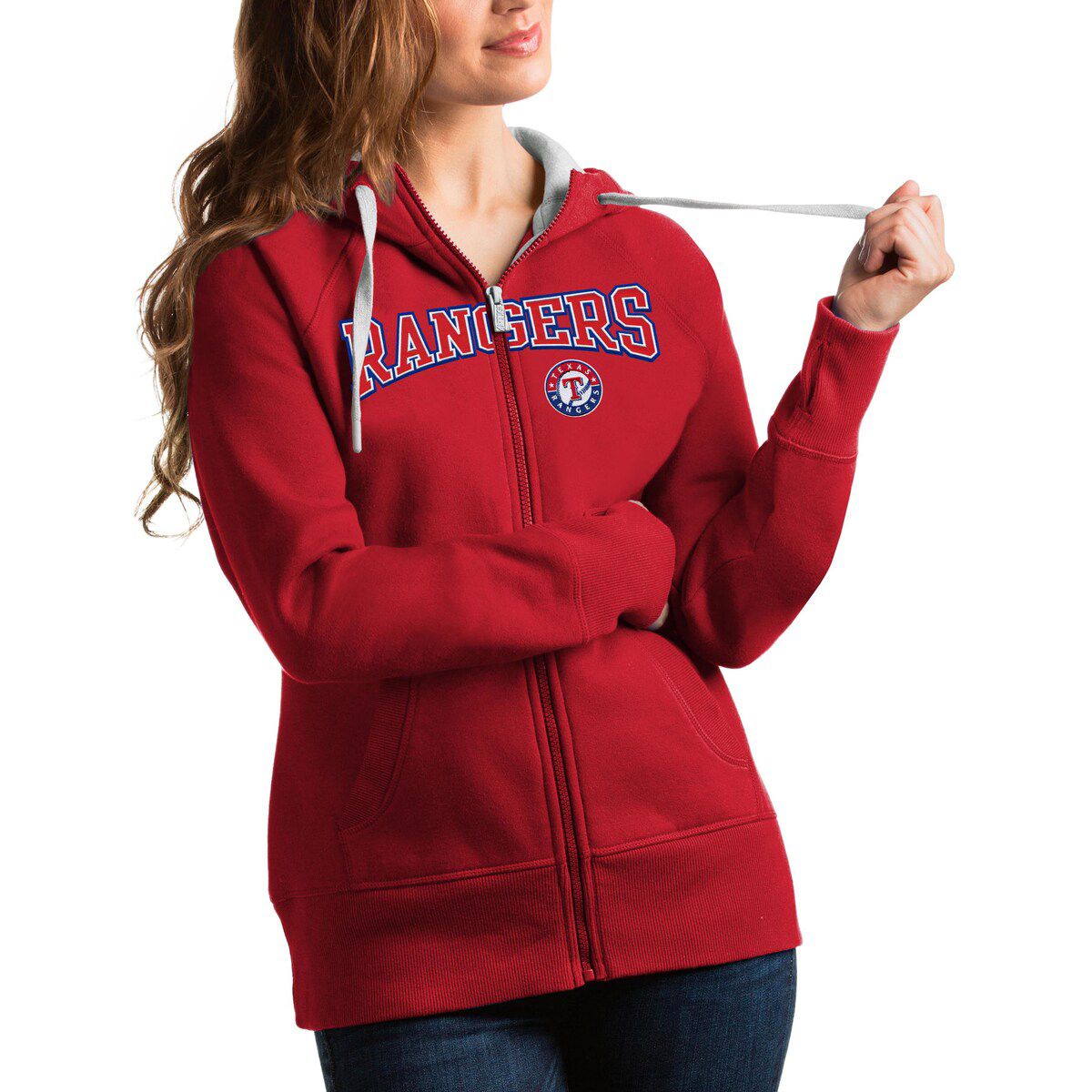 MLB Texas Rangers Team Logo Victory Full-Zip Hoodie