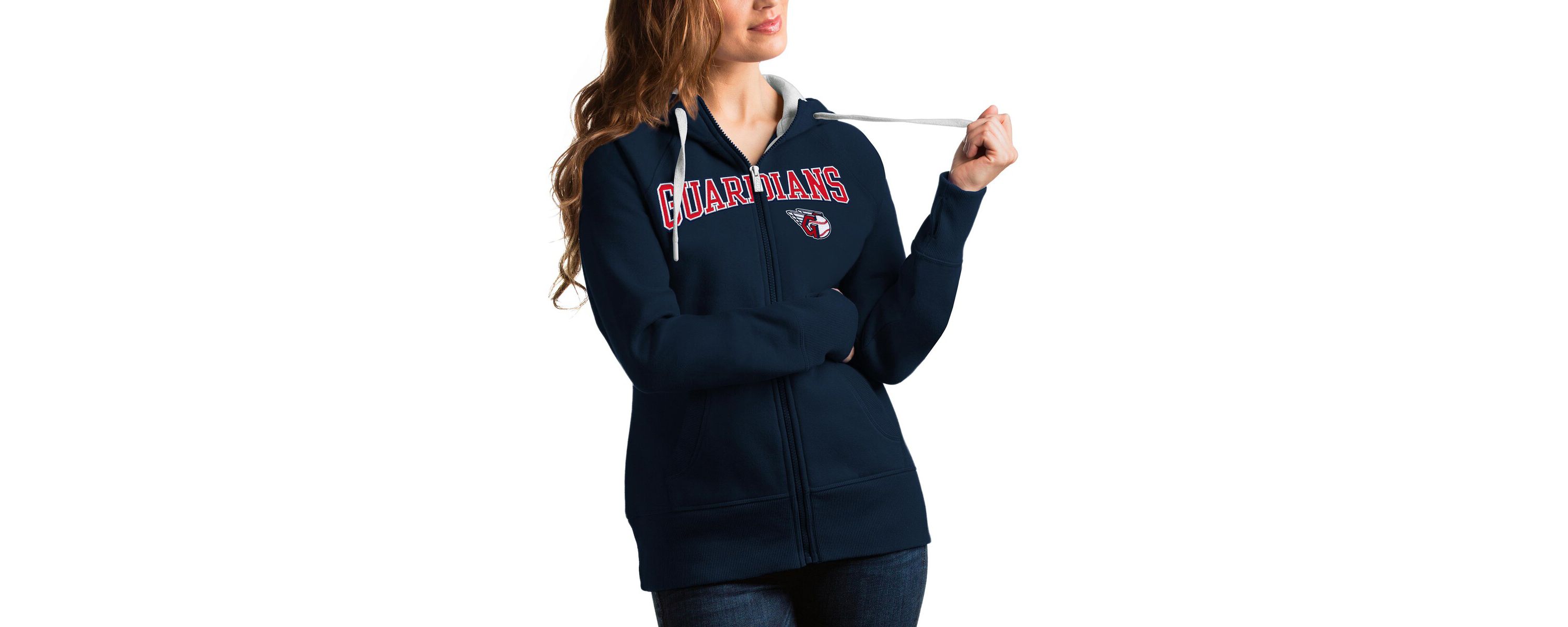 MLB Cleveland Guardians Team Logo Victory Full-Zip Hoodie