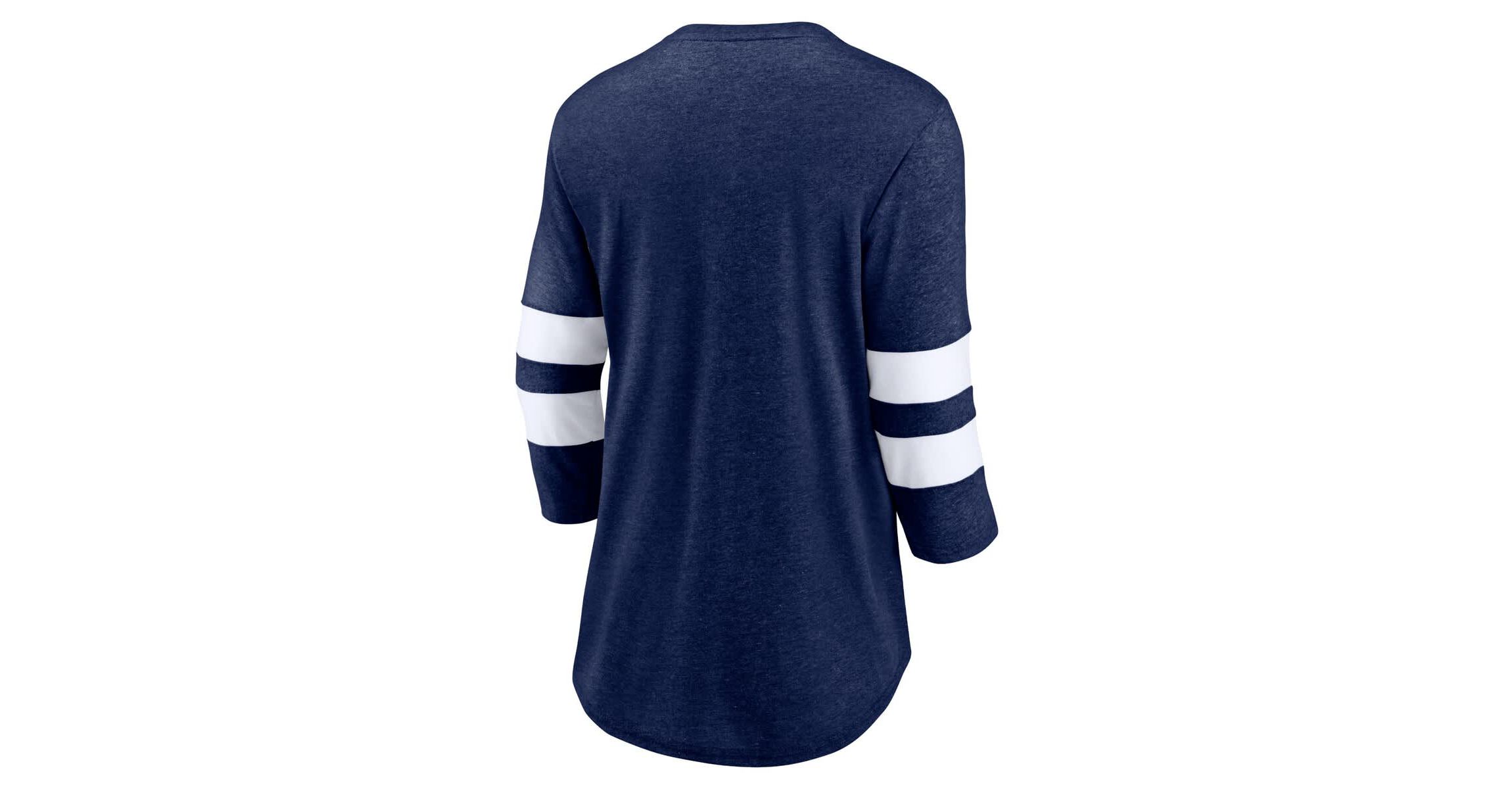 NHL Fanatics Deep Sea Seattle Kraken Special Edition 2.0 Barn Burner 3/4 Sleeve T-Shirt