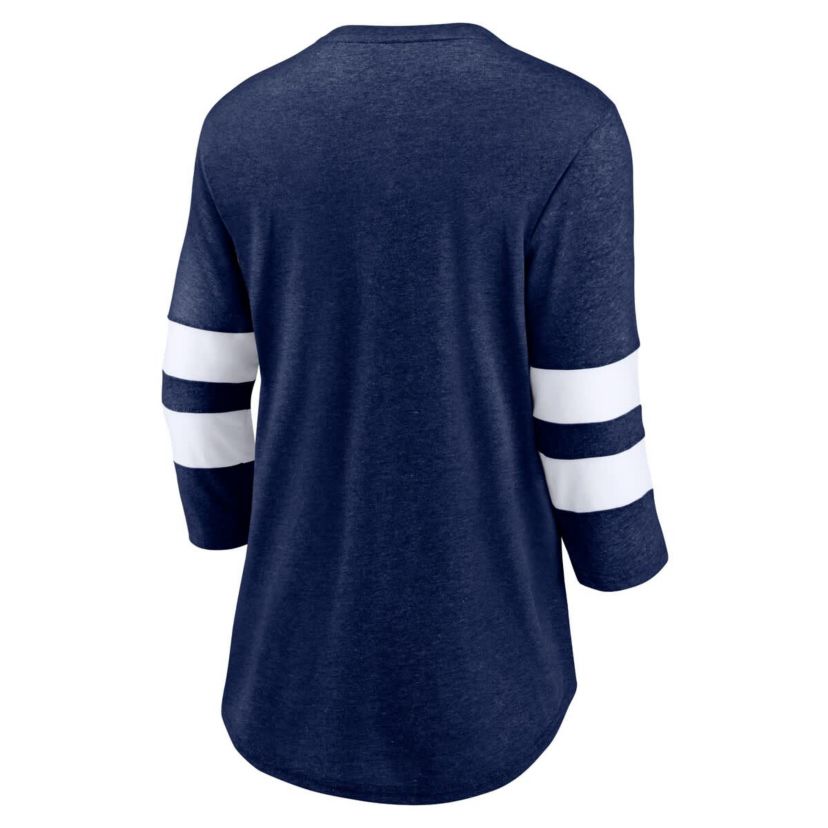NHL Fanatics Deep Sea Seattle Kraken Special Edition 2.0 Barn Burner 3/4 Sleeve T-Shirt