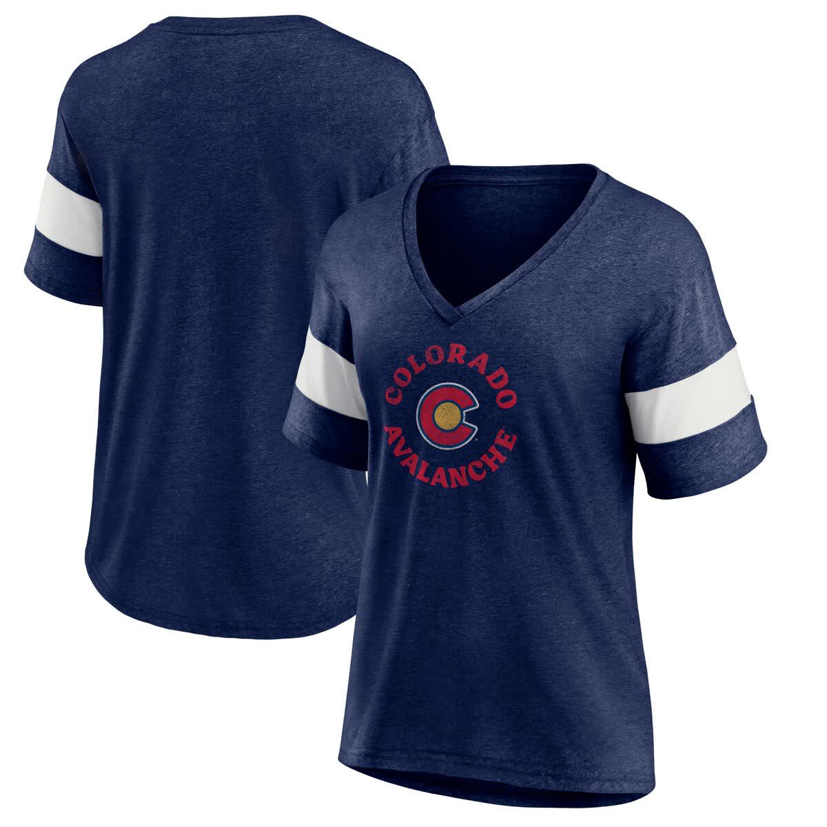 NHL Colorado Avalanche Special Edition 2.0 Ring The Alarm Tri-Blend V-Neck T-Shirt