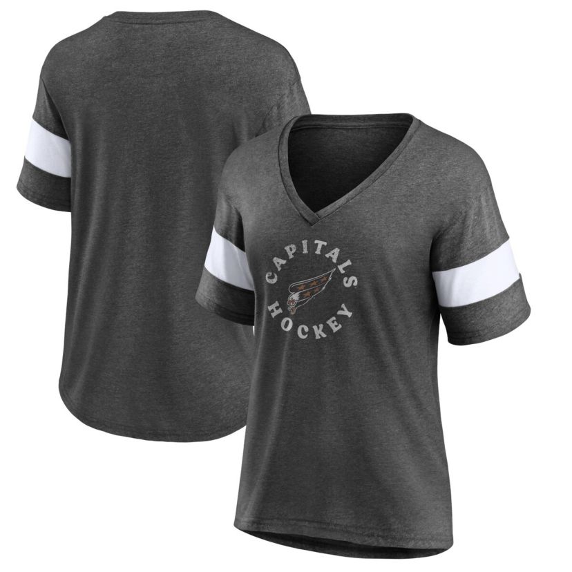 NHL Fanatics Washington Capitals Special Edition 2.0 Ring The Alarm V-Neck T-Shirt