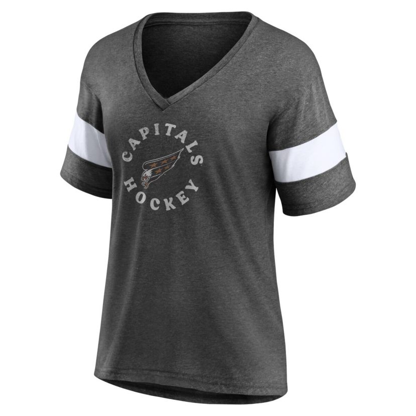 NHL Fanatics Washington Capitals Special Edition 2.0 Ring The Alarm V-Neck T-Shirt