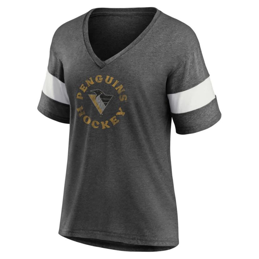 NHL Fanatics Pittsburgh Penguins Special Edition 2.0 Ring The Alarm V-Neck T-Shirt
