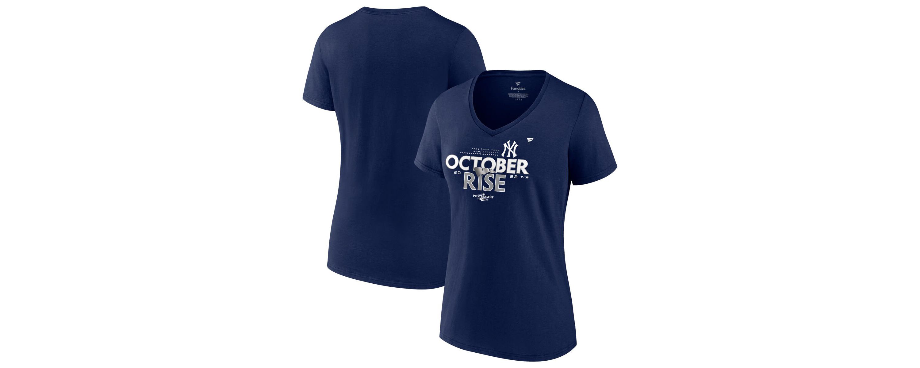 MLB Fanatics New York Yankees 2022 season Locker Room V-Neck Plus Size T-Shirt